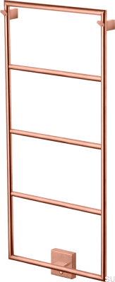 Grzejnik łazienkowy TW800-400 Stalowy Miedź PVD