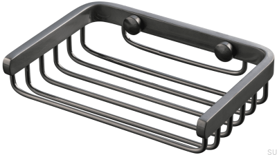 Mydelniczka TA126 Mosiężna Czarny Chrom Szczotkowany