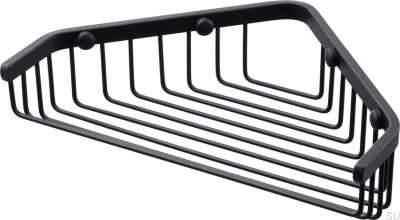 Mydelniczka narożna TA156 Mosiężna Czarna Matowa