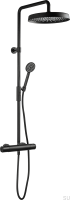 Zestaw prysznicowy ARM7200-150 Mosiężny Czarny Mat