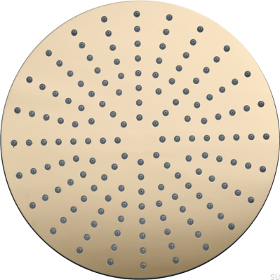 Głowica prysznicowa deszczownica okrągła 250 ZSOF250 Mosiężna Polerowana Nielakierowana