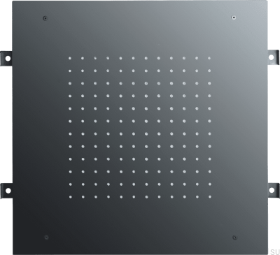 Głowica prysznicowa deszczownica kwadratowa 500 ZSOF095 Mosiężny Czarny Chrom