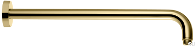 Ramię prysznicowe sufitowe ZSOF034 Mosiężne Miodowe Złoto
