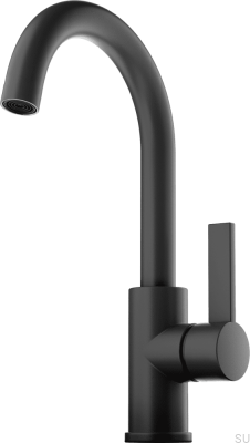 Bateria umywalkowa ARM078 Mosiężna Czarna Matowa