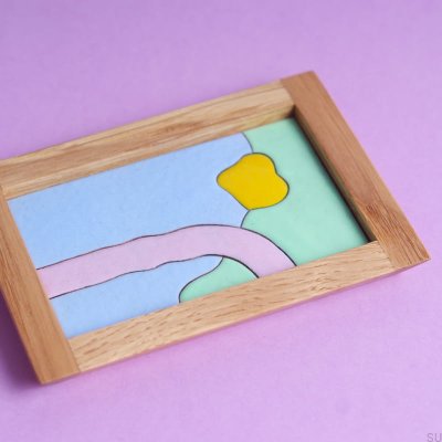 Tacka na biżuterię Scene Sweet Drewniana Emaliowana