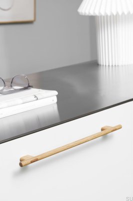 Uchwyt meblowy podłużny Join 320 Drewniany Dębowy