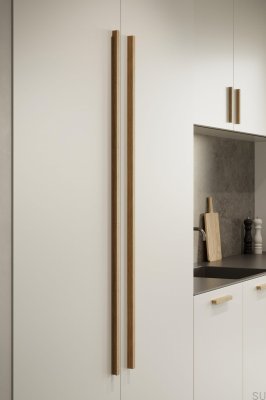 Uchwyt meblowy podłużny Elan 1088 Drewniany Dębowy