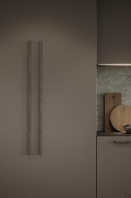 Uchwyt meblowy podłużny Elan 1088 Drewniany Dębowy Brązowy