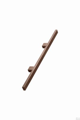 Uchwyt meblowy podłużny Japan 160 Drewniany Orzech Włoski