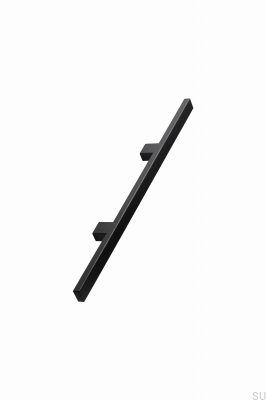 Uchwyt meblowy podłużny Japan 160 Drewniany Jesion Czarny