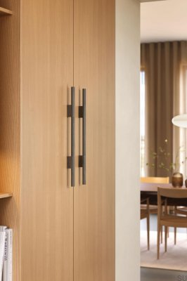 Uchwyt meblowy podłużny Magnum 512 Drewniany Dębowy Brązowy