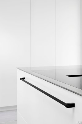 Uchwyt meblowy podłużny Regular 2 192 Stalowy Czarny Mat