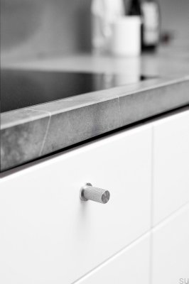 Gałka meblowa Harlequin 17 Stalowa Srebrna Polerowana