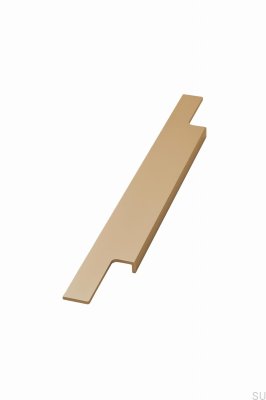 Uchwyt meblowy wpuszczany Trim 345 Aluminiowy Ciemny Złoty Szczotkowany