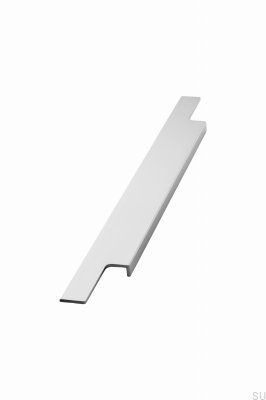 Uchwyt meblowy wpuszczany Trim 395 Aluminiowy Srebrny