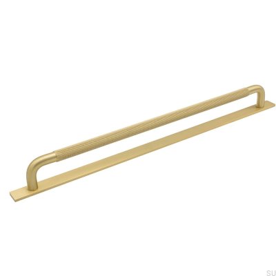 Uchwyt meblowy podłużny z podkładką Helix 320 Złoty