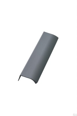 Uchwyt meblowy krawędziowy Edge Straight 200 Aluminiowy Szary