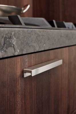 Uchwyt meblowy podłużny Station 320 Aluminiowy Srebrny