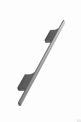 Uchwyt meblowy podłużny Tau 160 Aluminiowy Antracytowy Szczotkowany