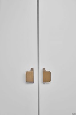 Uchwyt meblowy podłużny Envelope 32 Aluminiowy Złoty Szczotkowany