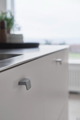 Uchwyt meblowy podłużny Envelope 32 Aluminiowy Srebrny