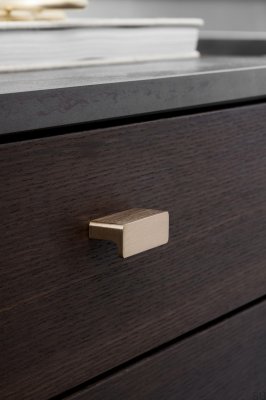 Gałka meblowa Elan 32 Złota Szczotkowana