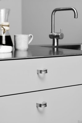 Gałka meblowa Inside 32 Aluminiowa Srebrna