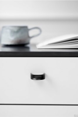 Gałka meblowa Inside 32 Aluminiowa Czarna Matowa