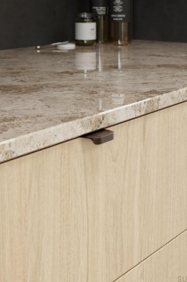 Uchwyt meblowy krawędziowy Comet 32 Aluminiowy Matowy Brąz