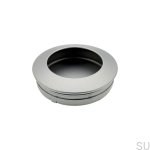 Uchwyt meblowy wpuszczany Hollow 40 Srebrny metalowy