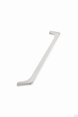 Uchwyt meblowy podłużny Vista 192 Metalowy Srebrny Szczotkowany