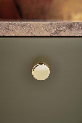 Gałka meblowa Autumn 28 Metalowa Złota Polerowana