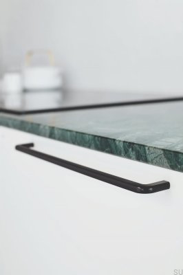 Uchwyt meblowy podłużny Compact 320 Metalowy Czarny Mat