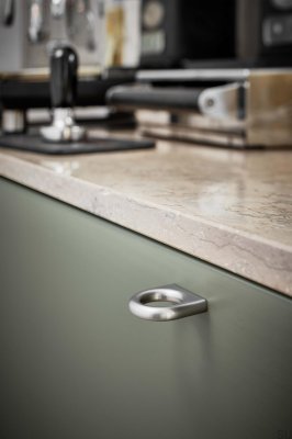 Gałka meblowa Luck 32 Metalowa Srebrna