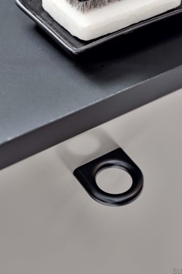 Gałka meblowa Luck 32 Metalowa Czarna Matowa