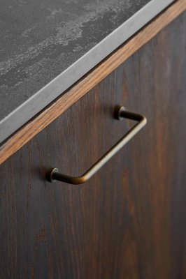 Uchwyt meblowy podłużny Lounge 128 Metalowy Antyczny Brąz