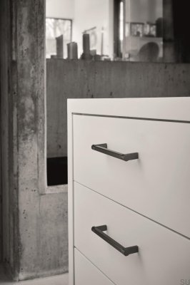 Uchwyt meblowy podłużny Torch 160 Metalowy Czarny Mat