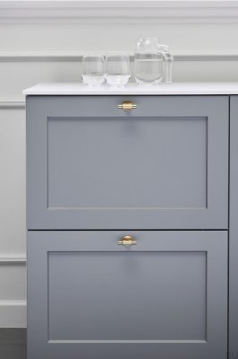 Gałka meblowa T-Bar Manor T 54 Metalowa Złota