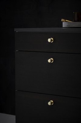 Gałka meblowa Manor Round 30 Metalowa Złota