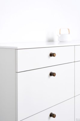 Gałka meblowa Manor Round 30 Metalowa Antyczna Złota