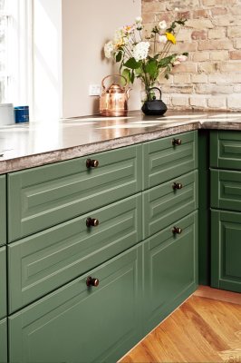 Gałka meblowa Manor Round 30 Metalowa Czarna Matowa