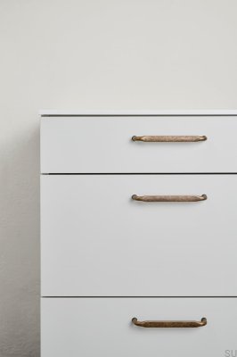 Uchwyt meblowy podłużny Gate 160 Metalowy Antyczny Złoty