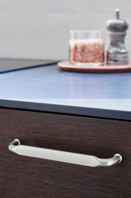 Uchwyt meblowy podłużny Gate 160 Metalowy Srebrny