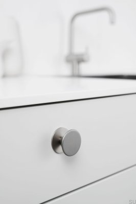 Gałka meblowa Orbit 35,8 Metalowa Srebrna