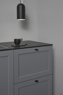 Gałka meblowa D-Lite 32 Metalowa Czarny Mat