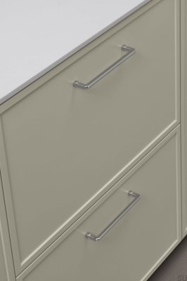 Uchwyt meblowy podłużny Equester 160 Metalowy Niklowany