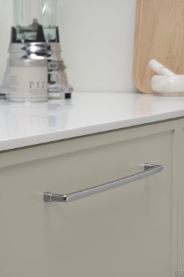 Uchwyt meblowy podłużny Equester 320 Metalowy Niklowany