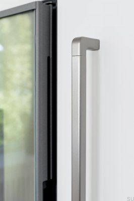 Uchwyt meblowy podłużny Mango 544 Aluminiowy Srebrny