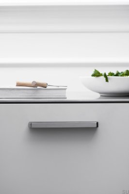 Uchwyt meblowy podłużny Guild 160 Metalowy Antracyt Szczotkowany