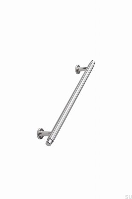 Uchwyt meblowy podłużny Villa 192 Metalowy Srebrny Niklowany